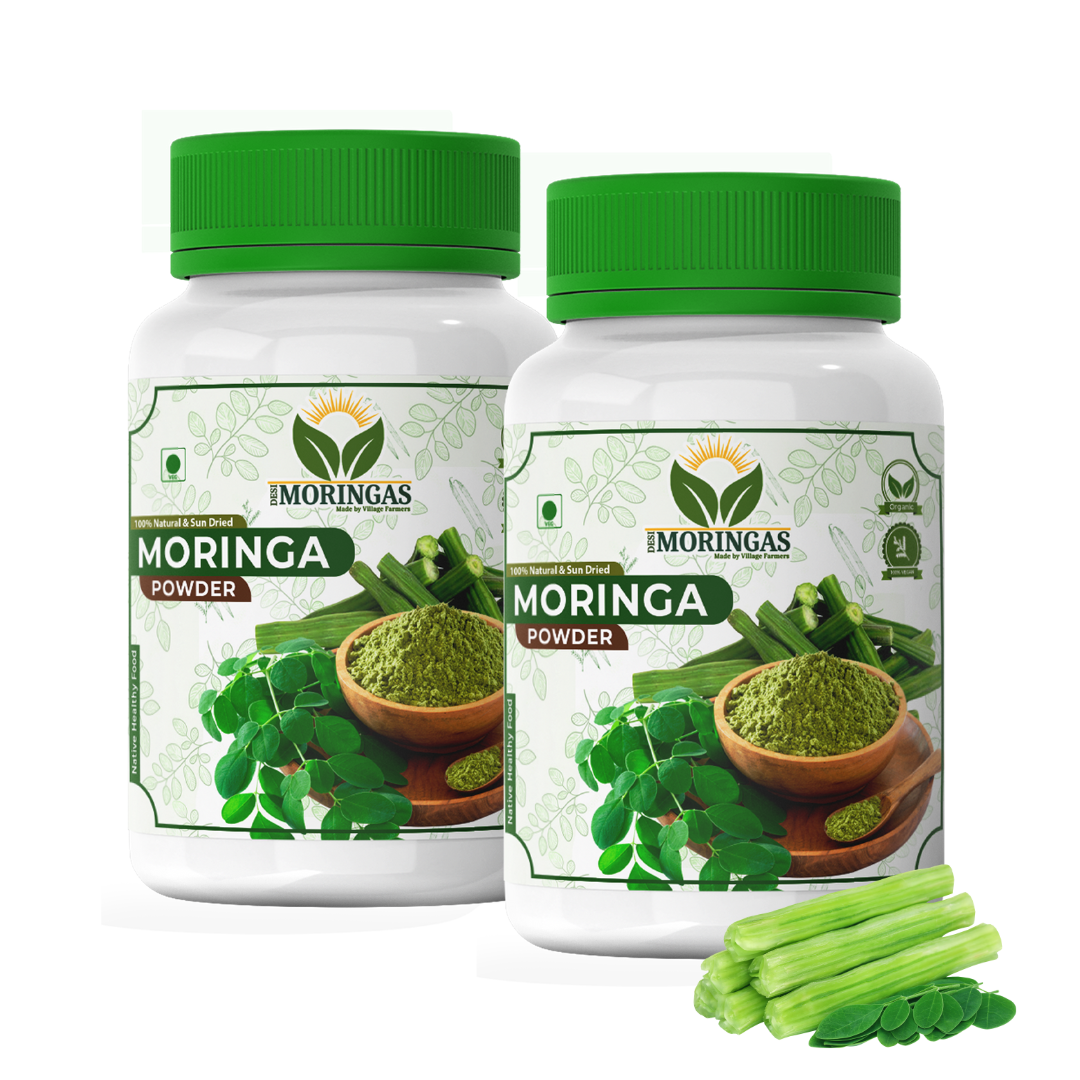 Moringa Leaf Powder, Source of Nutrition, Miracle Green Super Food,100gm